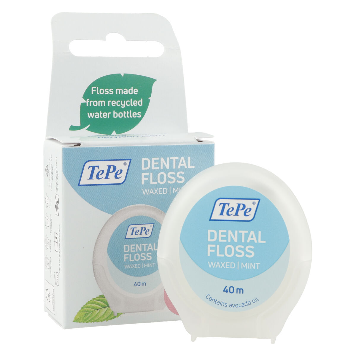 TePe® Dental Floss Waxed - menthe