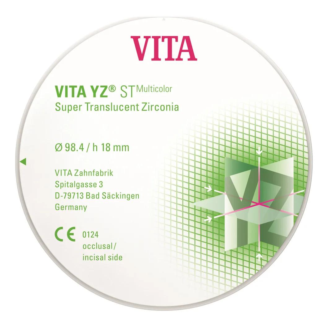 VITA YZ ST Multicolor, B1, 98,4mm H 18mm 1PC