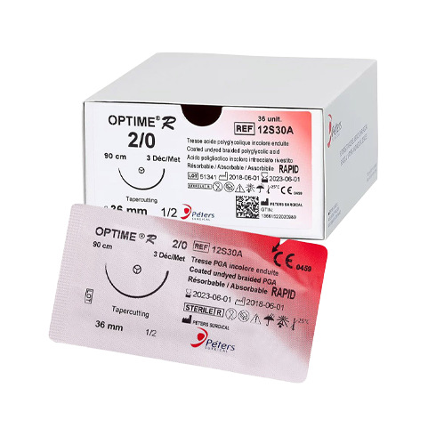 SUTURE TRESSE RESORBABLE OPTIME (36)