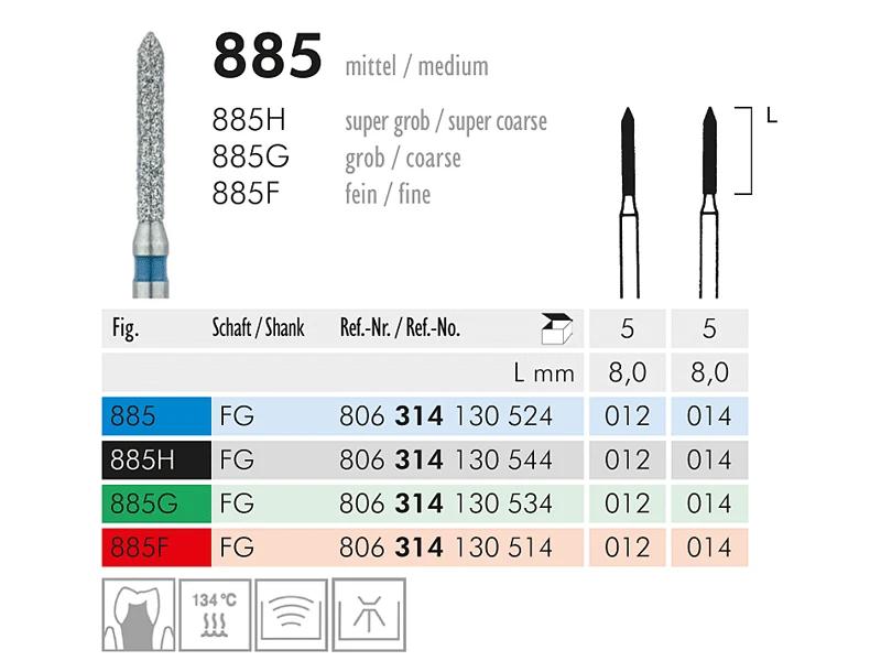 885 instrument diamanté