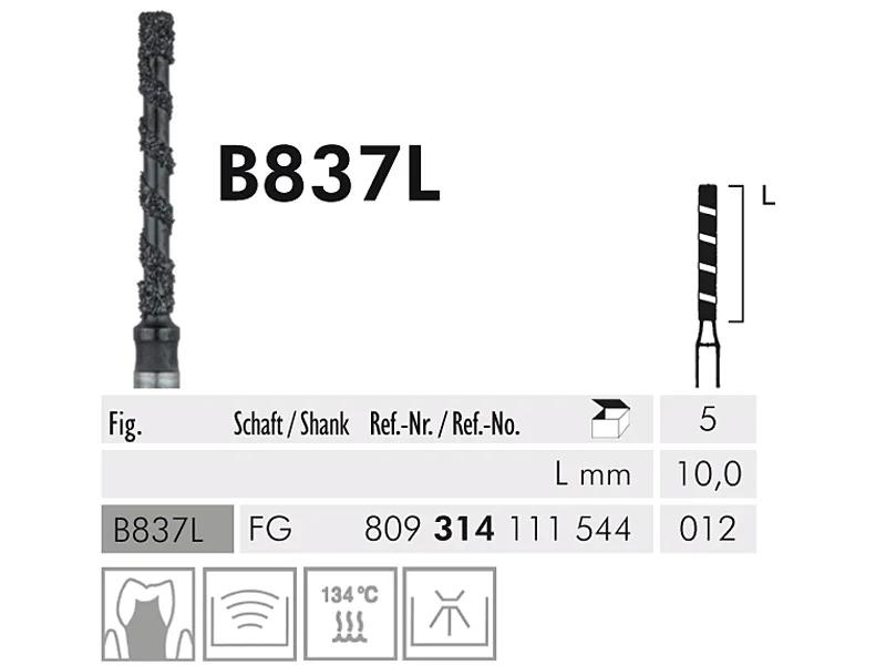 B 837 L FG 012 Black Cobra instrument diamanté