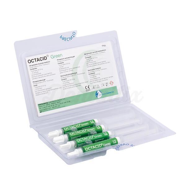 Acide de gravure Octacid Green (4 pots de 3.5gr + 8 canules)