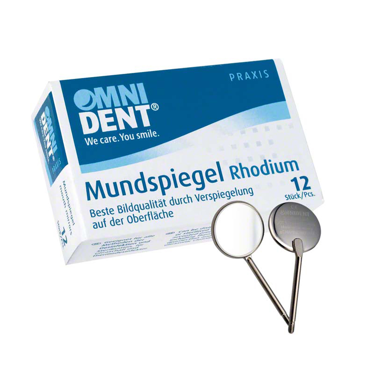 Omnident® Miroirs Rhodium Plan - Nr. 4 Ø22mm