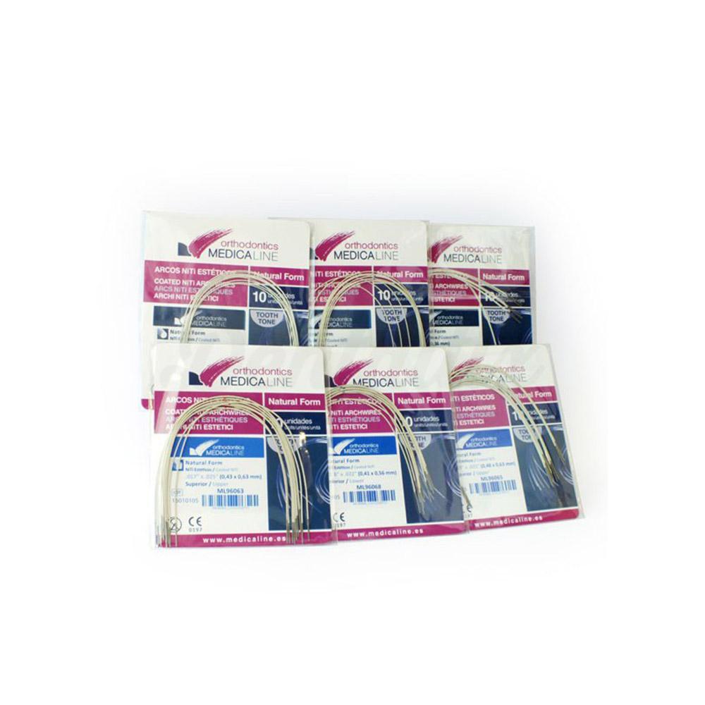 Niti Aesthetic Arch Rectagular Natural Form (10 PCs)