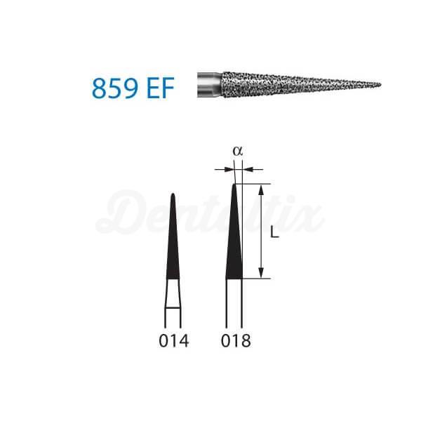 Diamantboor vlam 859 FG (5 st.)