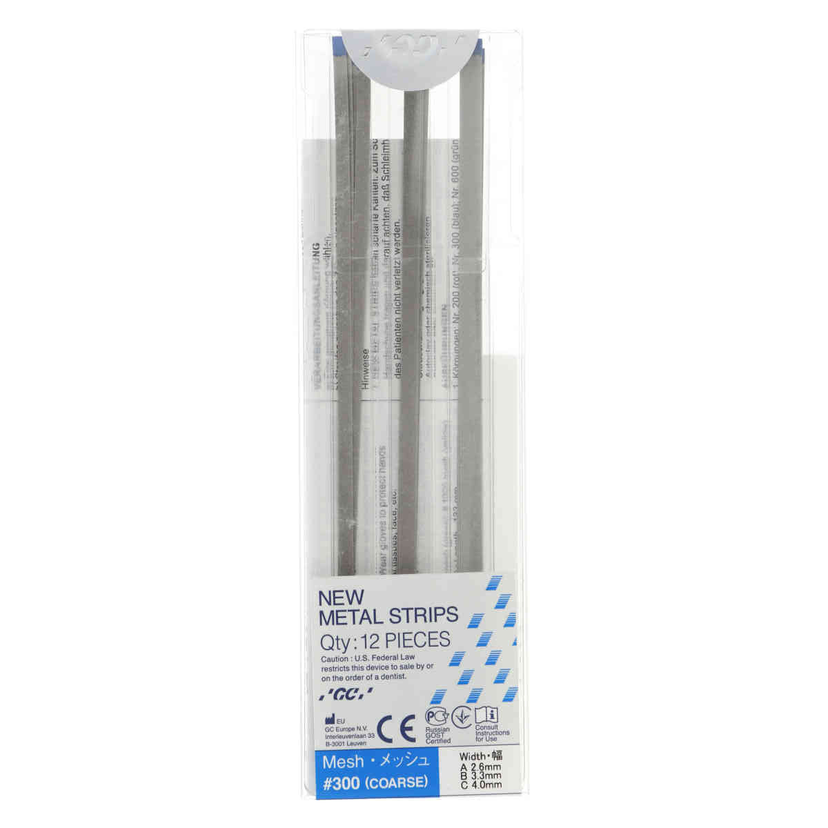 GC New Metal Strips #300 Assortiment - gros (bleu)