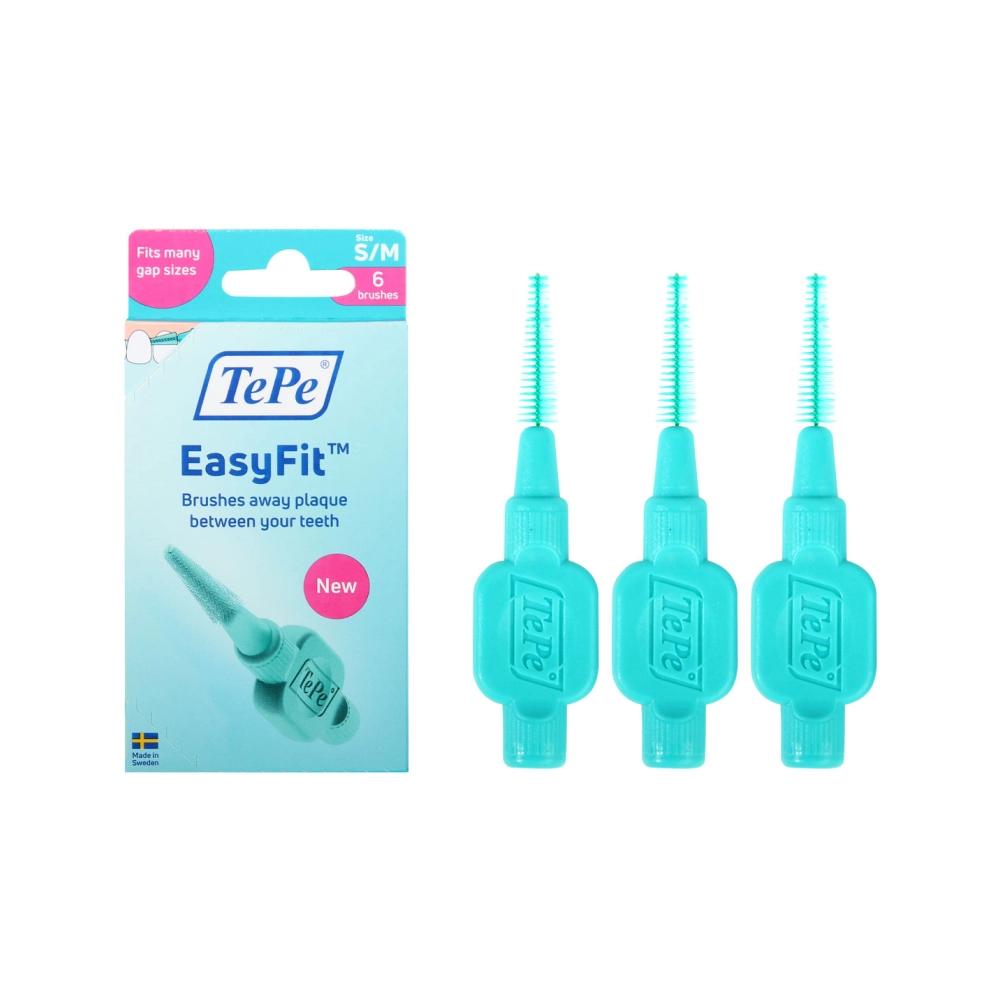 TePe EasyFit interdental brossettes S/M 6 pcs