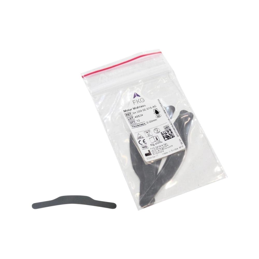 FKG Matrices no.16 molaires fin 0,05 mm 12 pcs