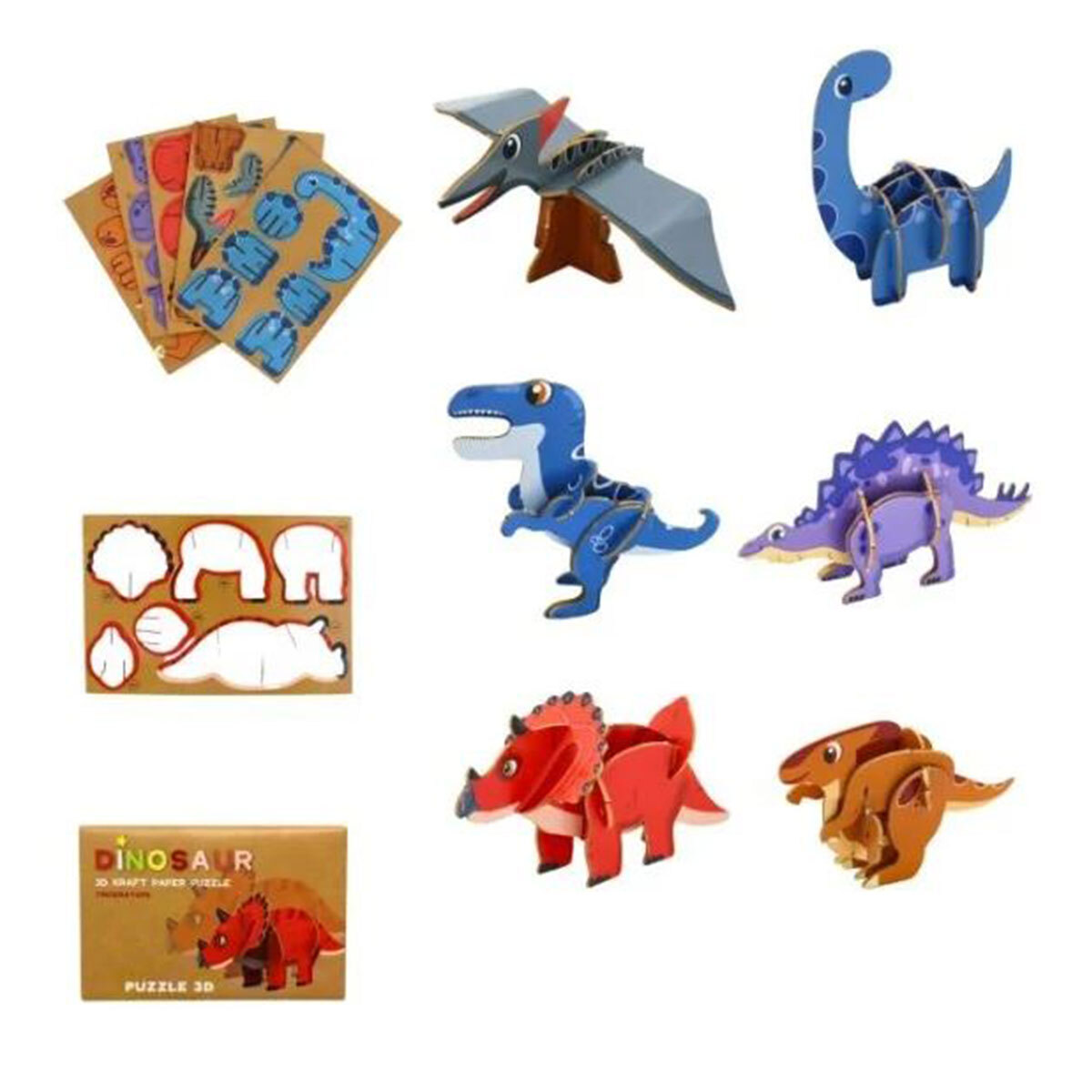 Intro Jouet 3D dinosaure puzzle