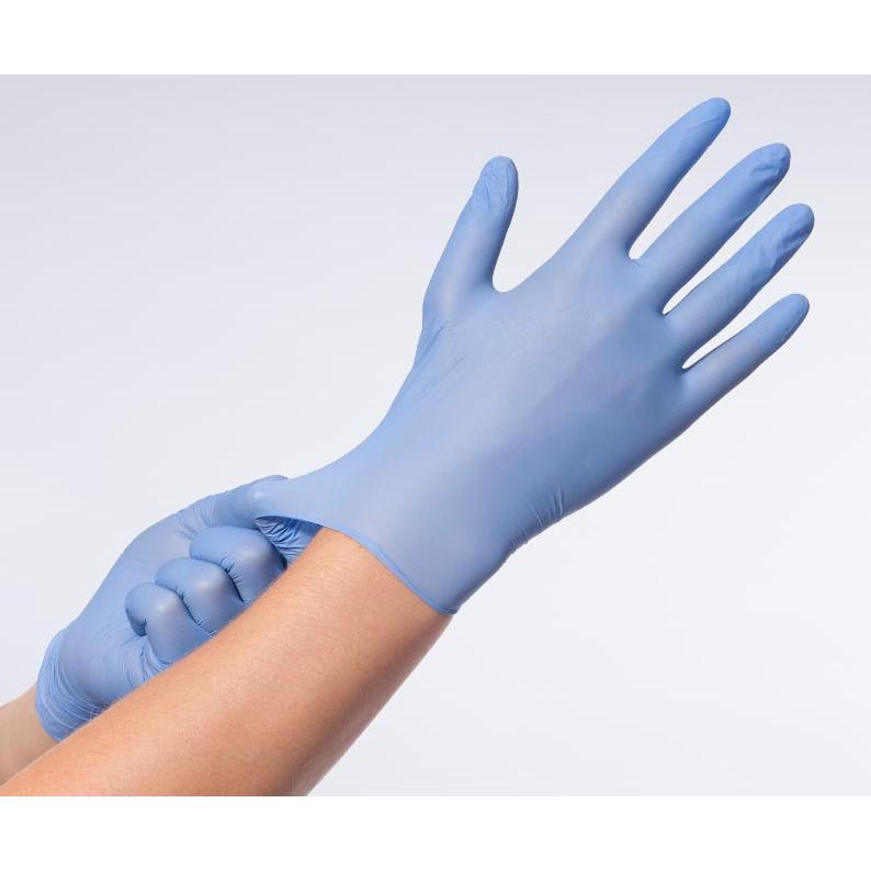 Gants nitrile Comforties Soft Premium non poudrés bleu violet (100 pcs)