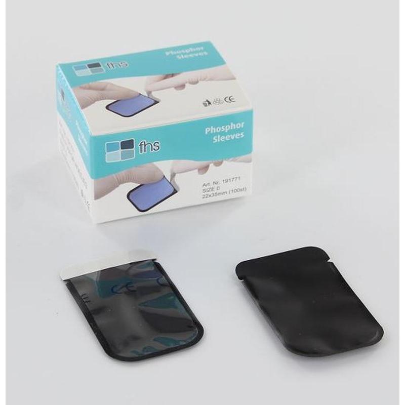 FHS Dental Polodent housses de protection pour plaques au phosphore 27 x 54 mm n° 3 (300 pcs)