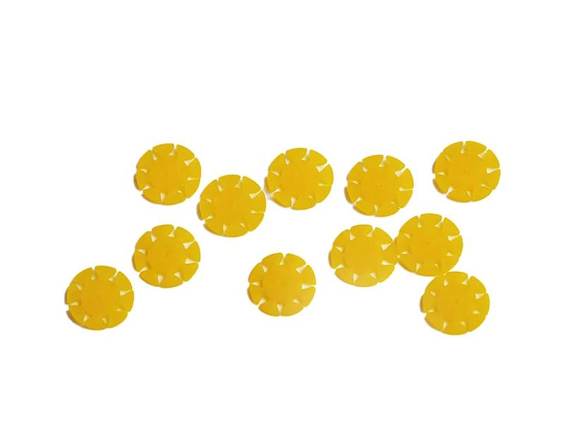 Safety memo disc petals jaune