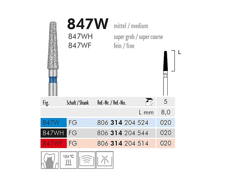 897 W instrument diamanté