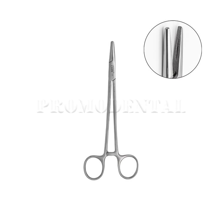 Porte-aiguille droit chirurgical Mayo-Hegar 18 cm