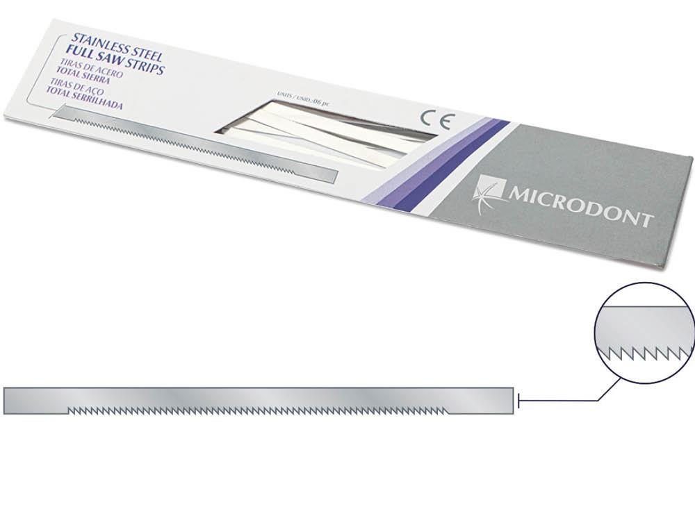 Bande en acier inoxydable avec scie (sans revêtement), 4,0 mm