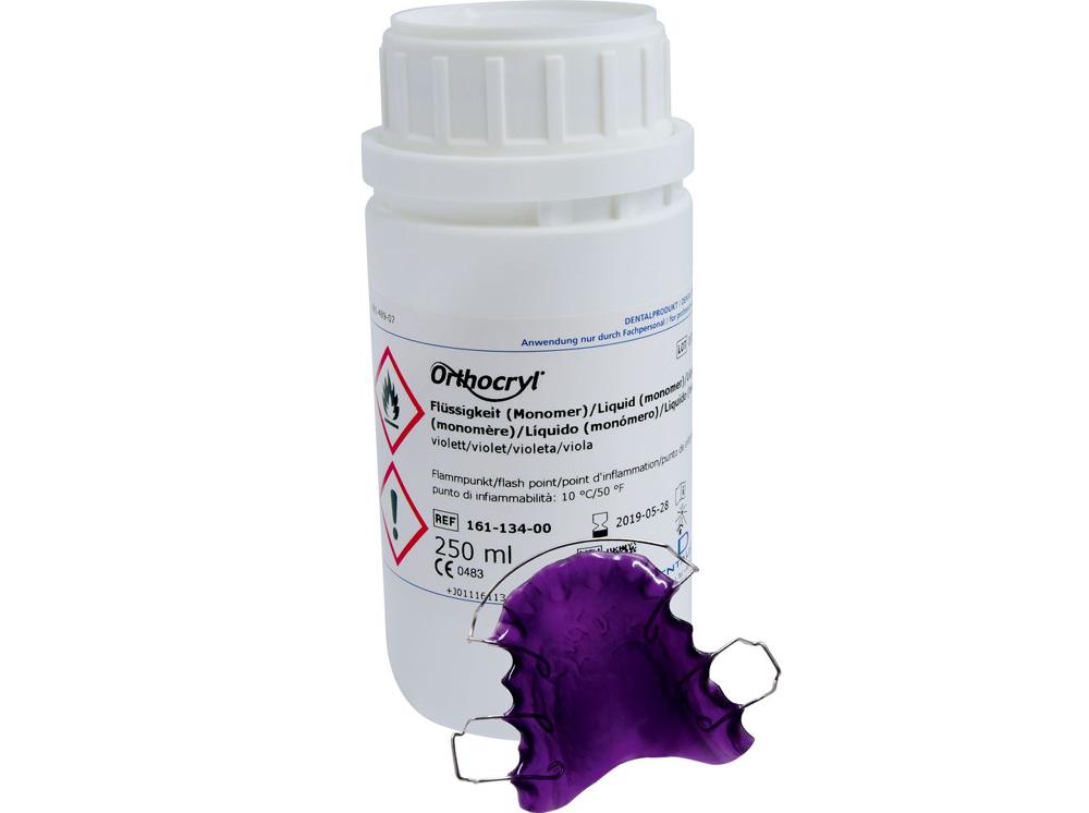 Orthocryl® vloeistof (monomeer), violet, 250 ml