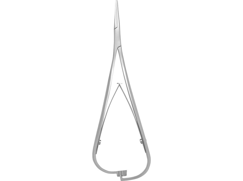 Porte-aiguille Mathieu orthodontique pour ligatures élastiques, droit