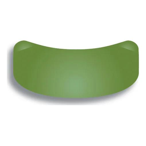 Slick Bands 50Pcs Vert Molaires (6.4 Mm)