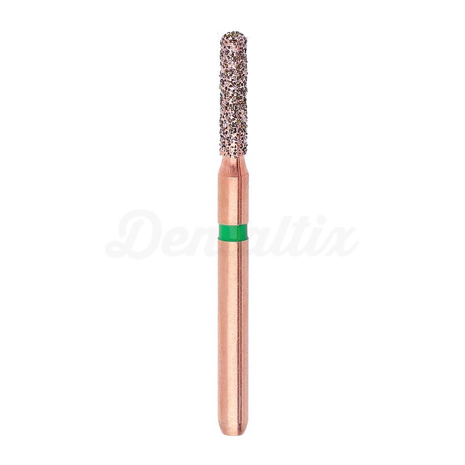 Fraises diamantées cylindriques arrondies pour turbines DIAO KP6836KR (5 pcs)