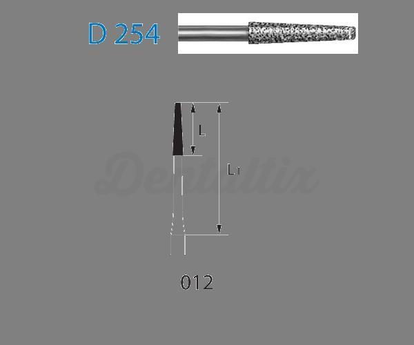 Fraise diamantée D254 pour FG de forme conique (5 pcs)