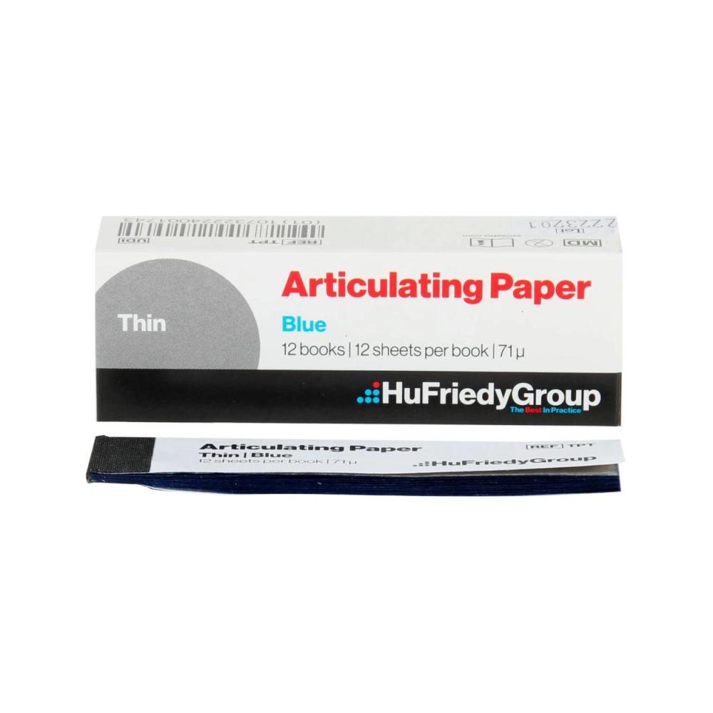 Crosstex Papier d'articulation en carnet 71 µ bleu 12x 12 pcs