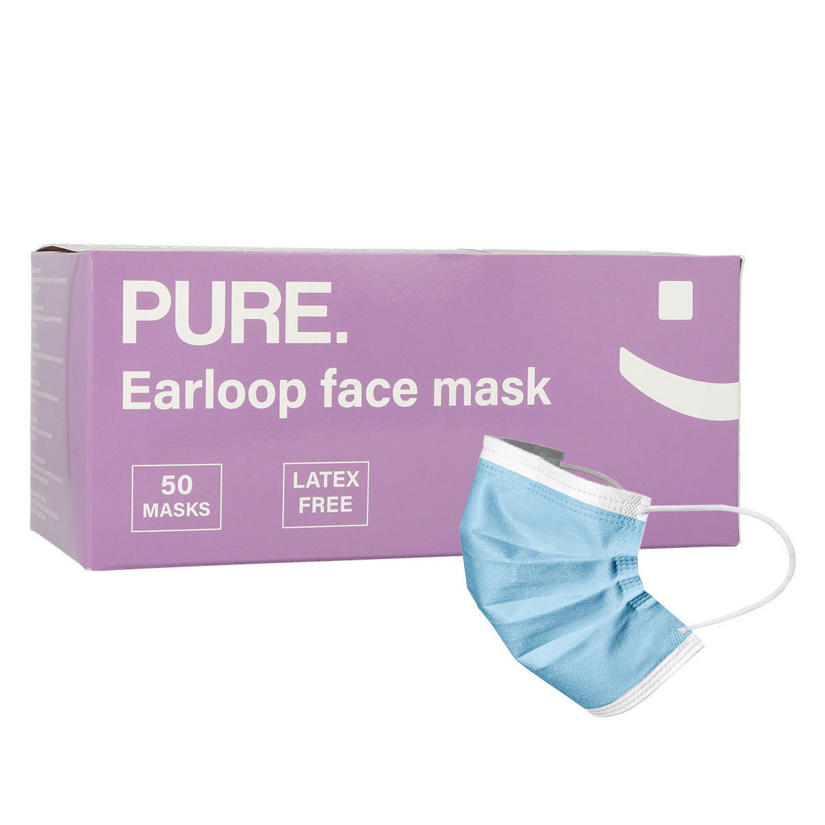 PURE Masques sans latex type IIR avec élastique