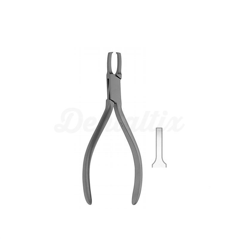 Tang voor verwijderen van brackets: instrument in gesatineerd roestvrij staal (135 mm)