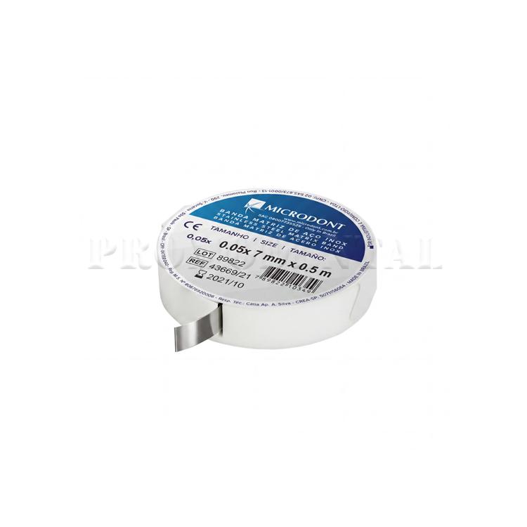 Matrixband op rol in dispenser (inox)