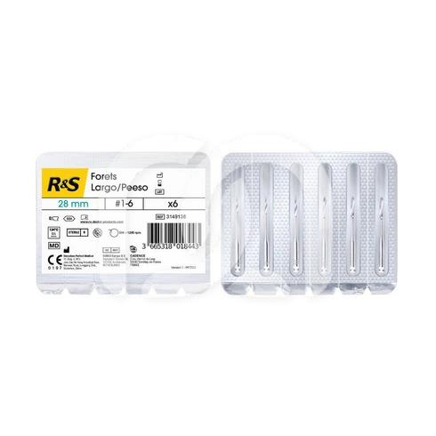 Forets Endodontiques Largo/Peeso Steriles L28mm (6)