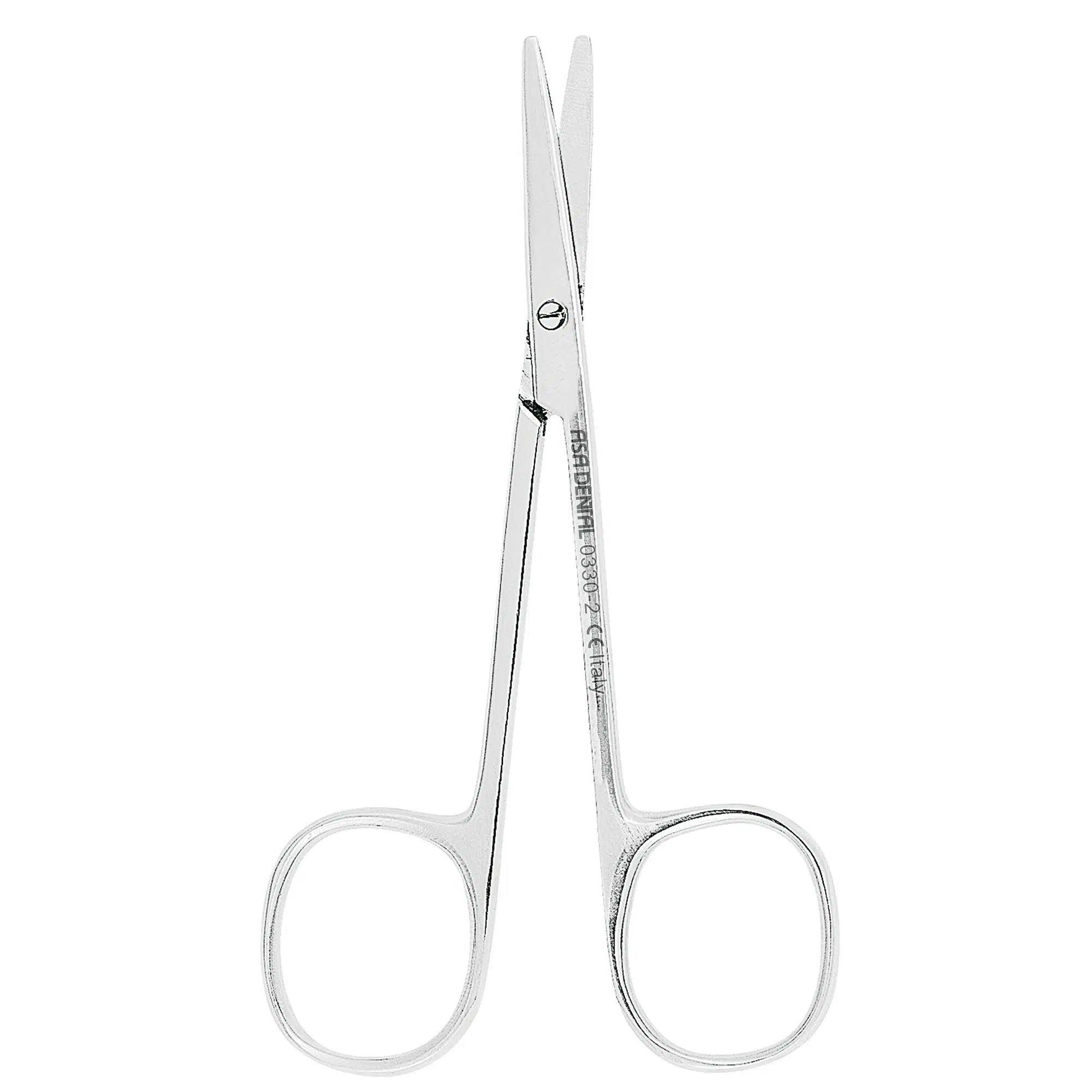 Asa Dental Tandvleesschaar / Gum scissors #2 Stevens Gebogen (11,5 cm)
