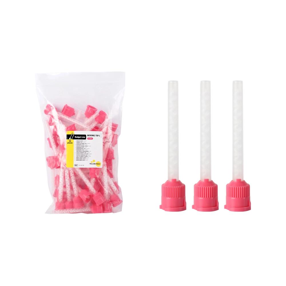 Yellow Point Budget Line Embouts de mélange rose 50 pcs