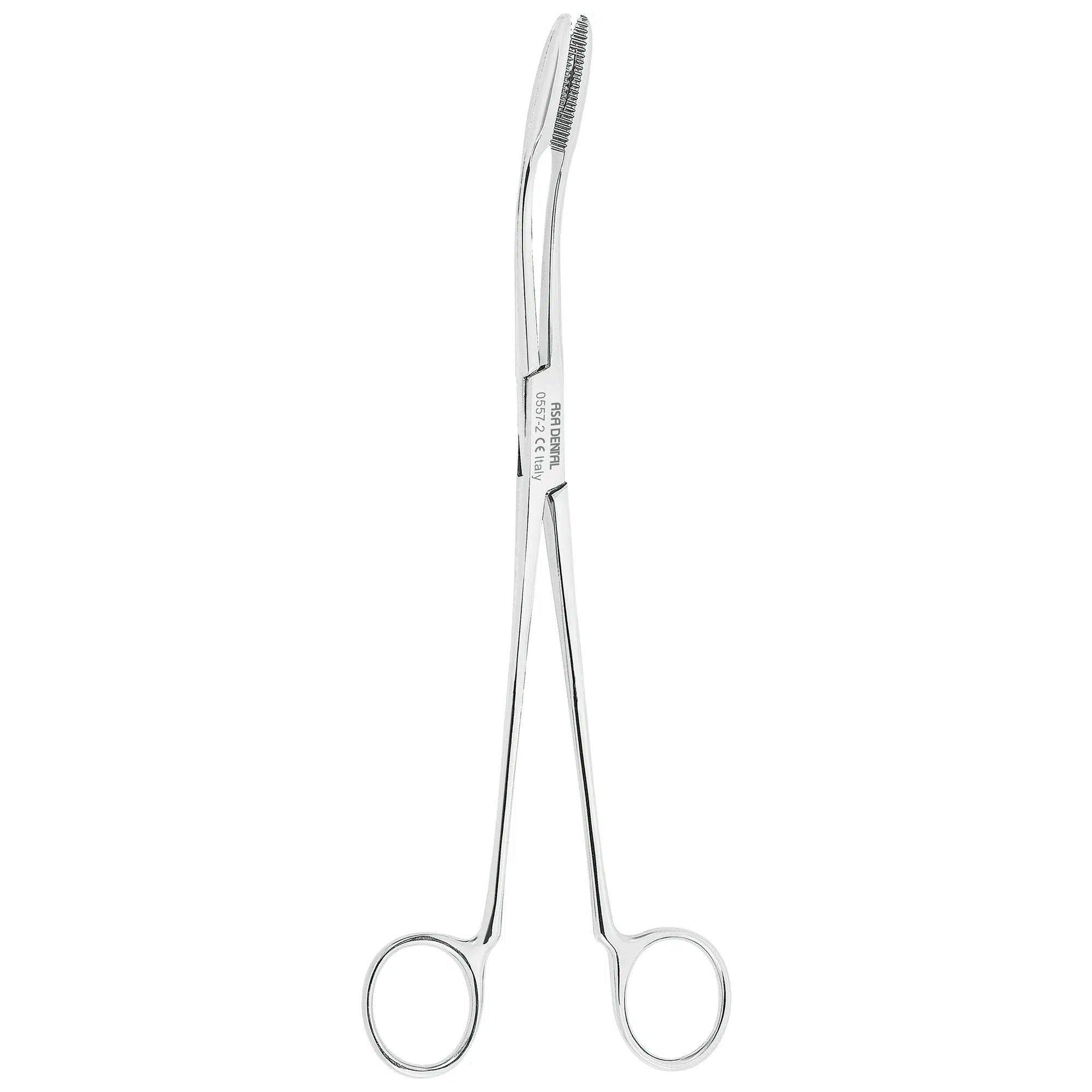 Asa Dental Verbandpincet Gross-Maier Gebogen (25 cm)