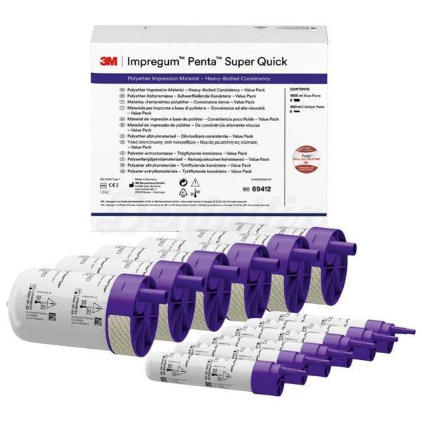 Impregum™ Penta™ Super Quick Heavy Body Polyéther matériau d'empreinte