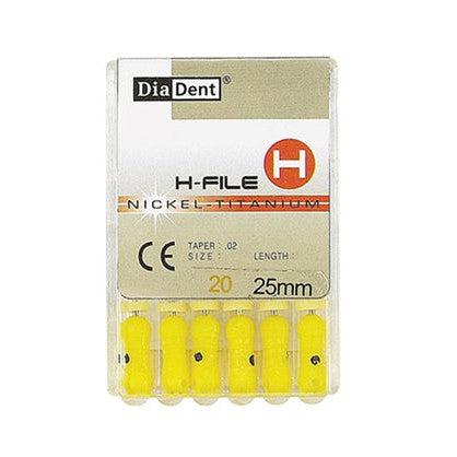 DiaDent NiTi Hedstrom H-Handvijl (.02 - ISO #08-90 - 21/25 mm)