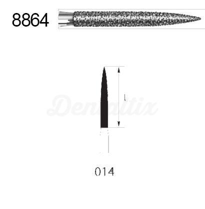 Diamantboor vlam 864 FG (5 st.)