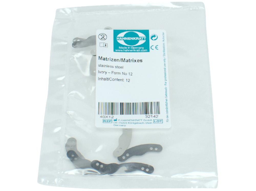 Hahnenkratt bandes matrices courbées prémolaires