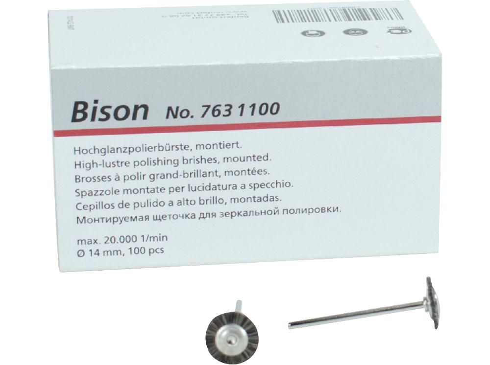 Polijstborstels Opgezet Bison ∅14mm (100 Stuks)