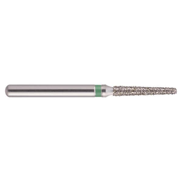 Fraises diamantées NeoDiamond FG - 198 conique ronde - ISO 019, gros (vert), 10 pcs