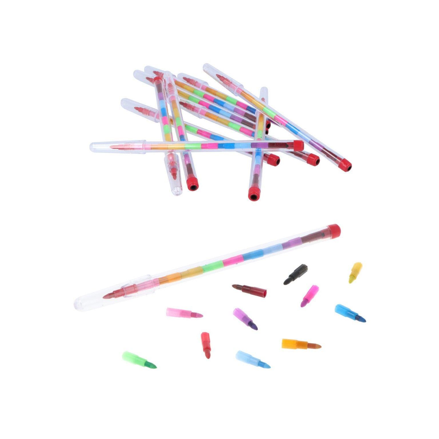 ABCA cadeaux / jouets porte-mines arc-en-ciel (72 pcs)