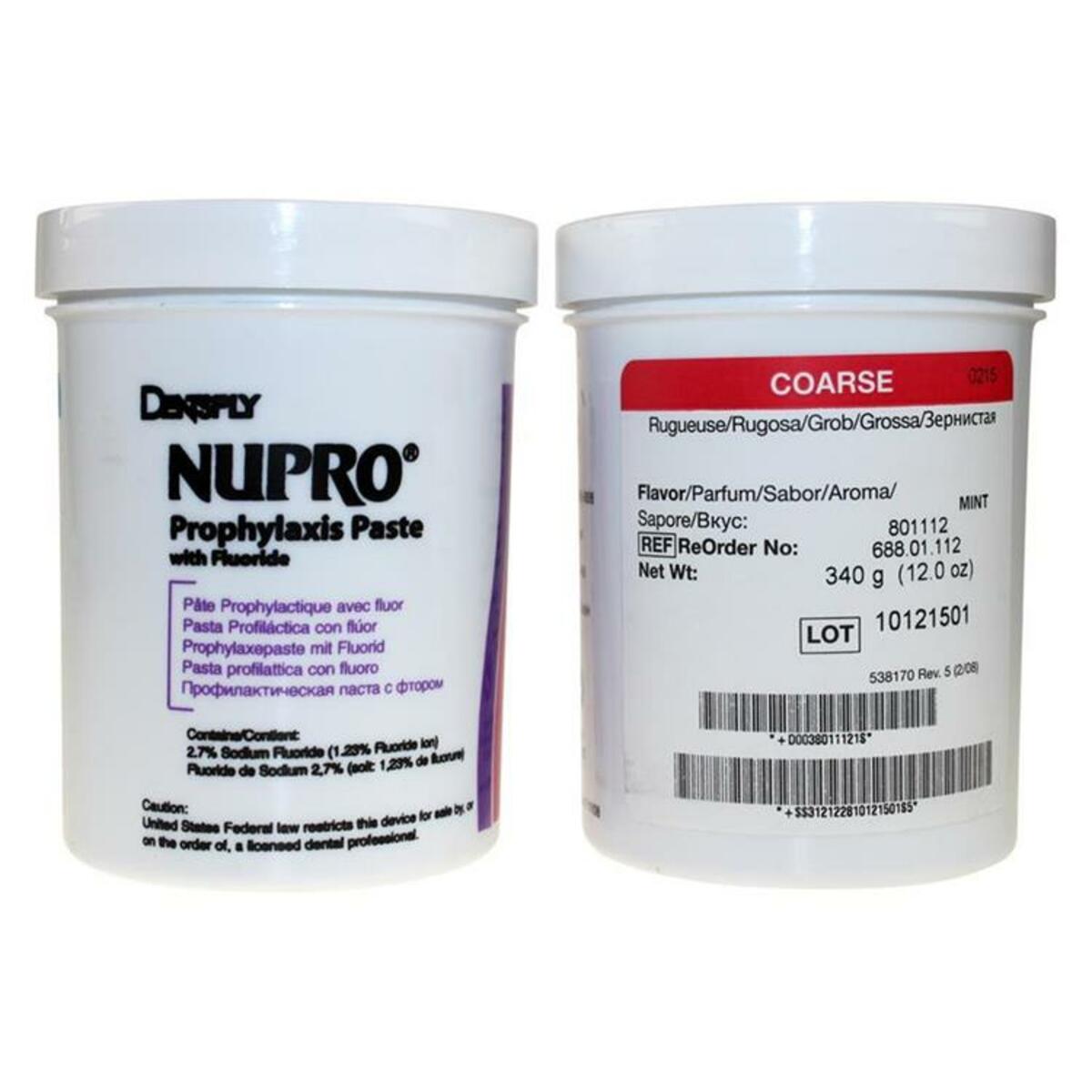 Nupro Pâte à polir avc fluor menthe/gros