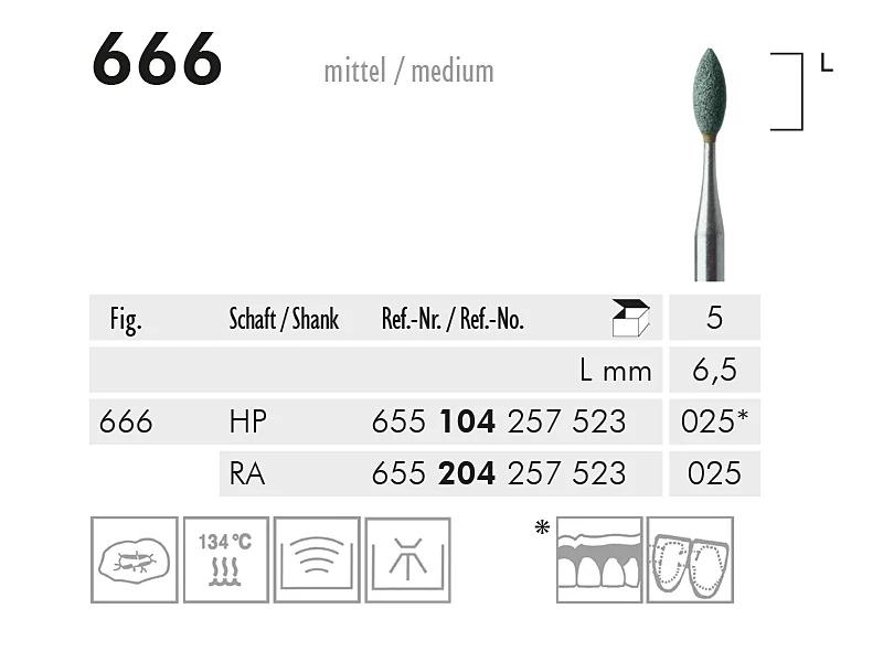 666 abrasif (green, medium)
