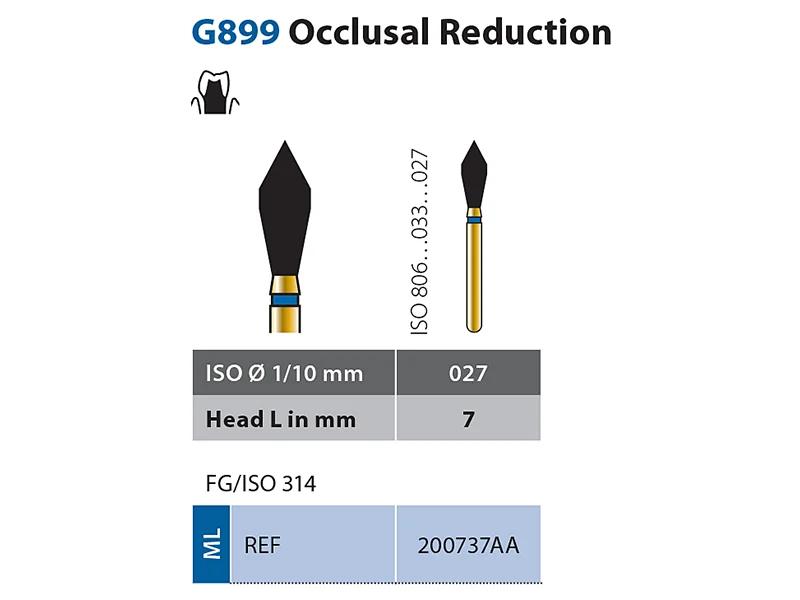 Diatech G899 Réduction ML  FG 027 instrument diamanté