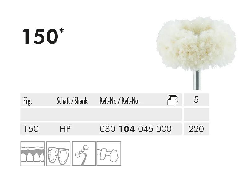 150 HP 220 polijstborstel (cotton)