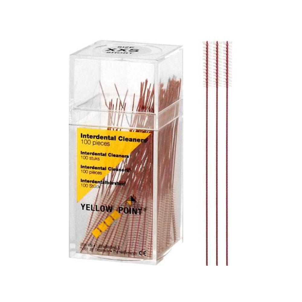 Yellow Point Interdental Cleaners xxs short (2,5 mm) 100 pcs