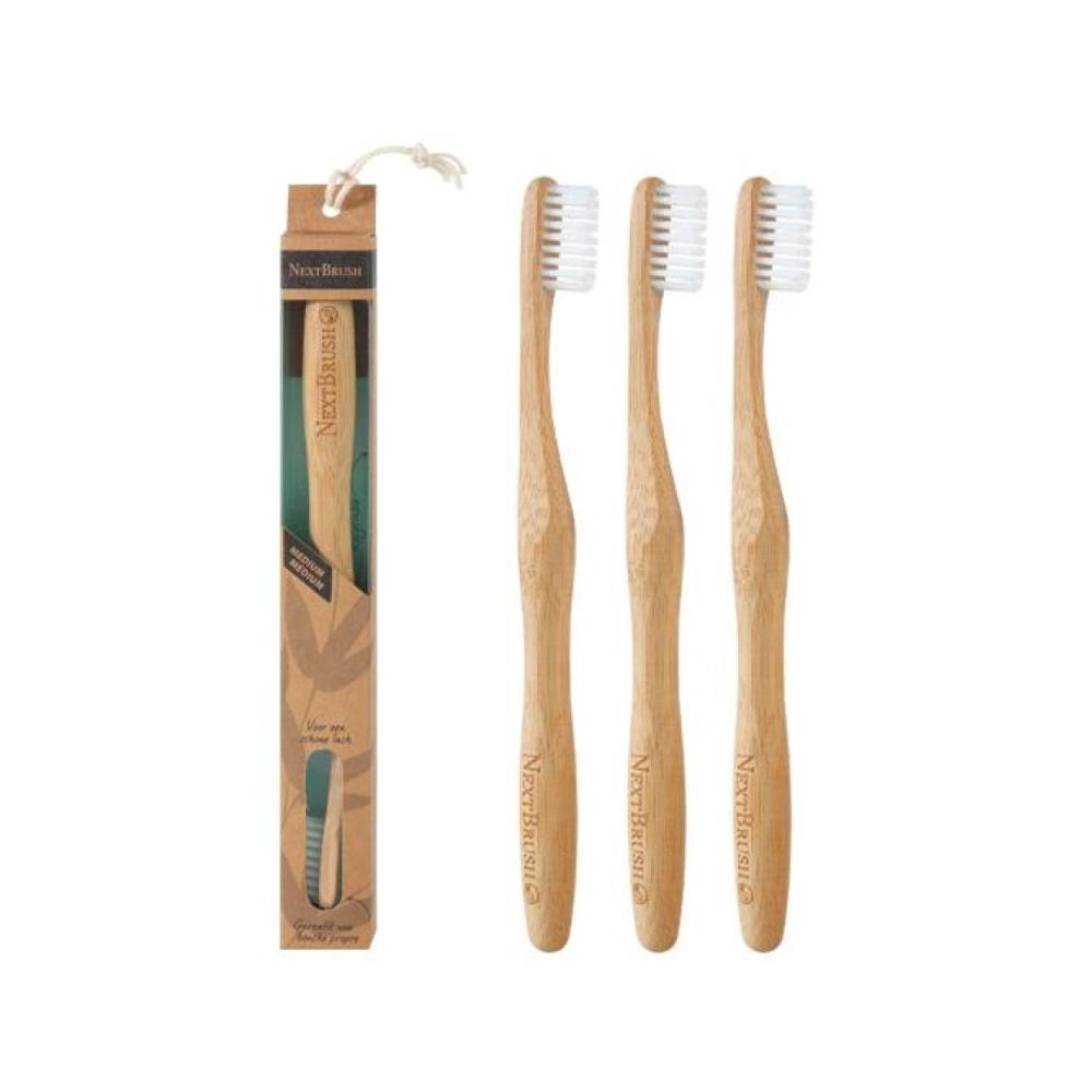NextBrush brosses à dents Bambou Premium Soft 6 pcs
