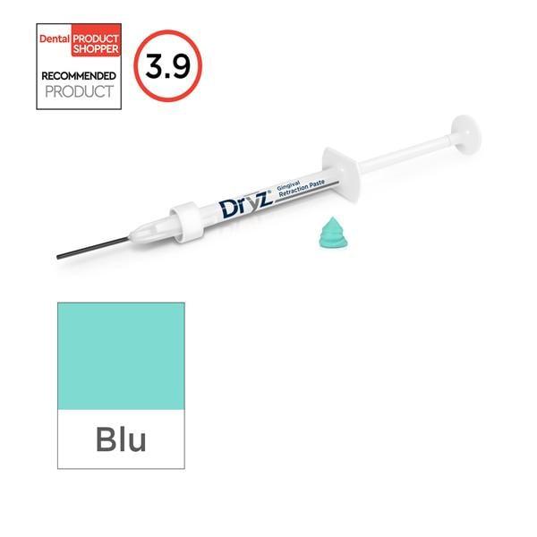 Pate de Retraction Gingivale Dryz Blu (7 Seringues + 15 Embouts)
