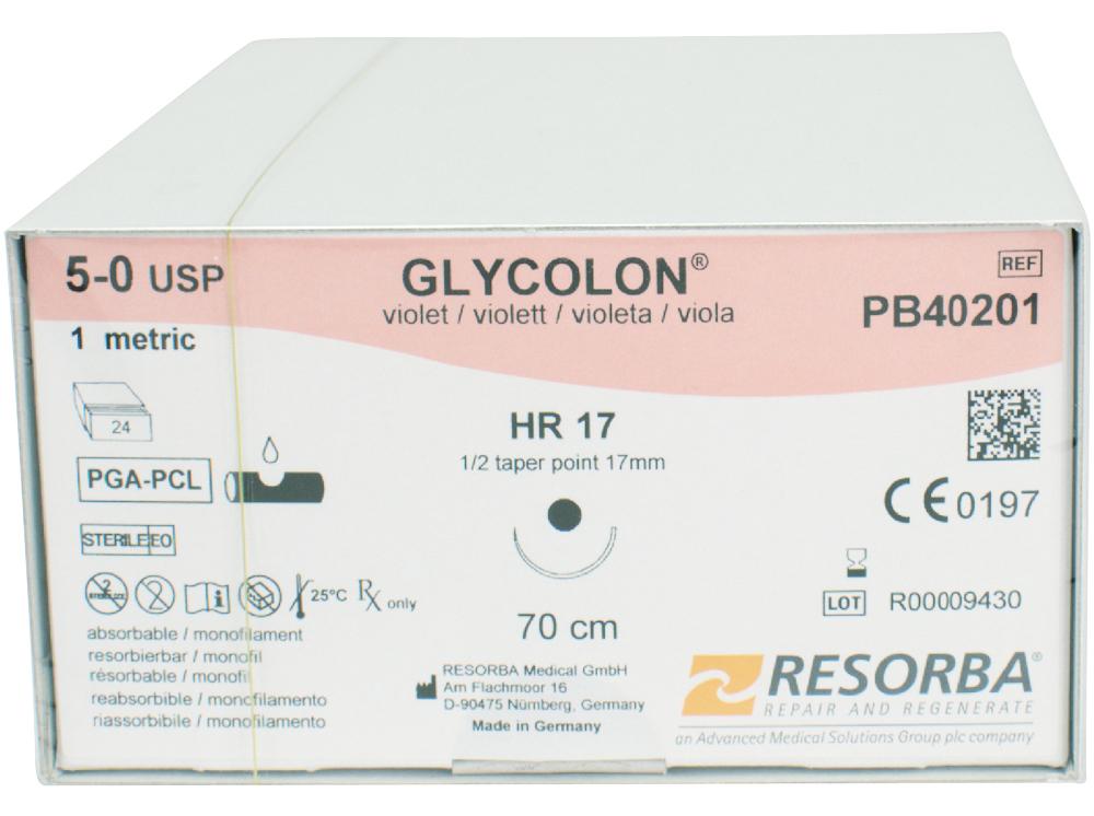 Glycolon paars 5/0 HR17 2Dtz