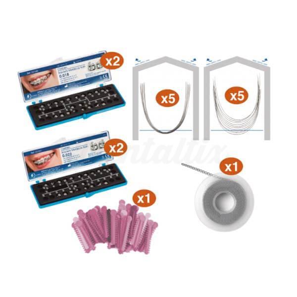 Pack Brackets métalliques pour l'orthodontie