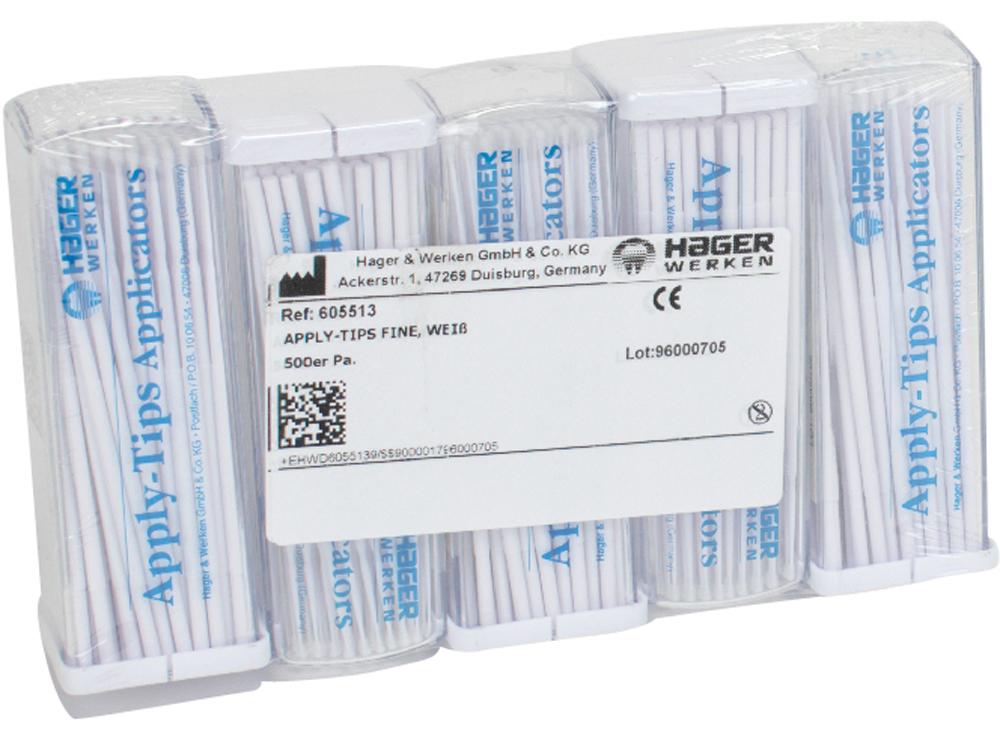 Apply-Tips blanc fin 500pc
