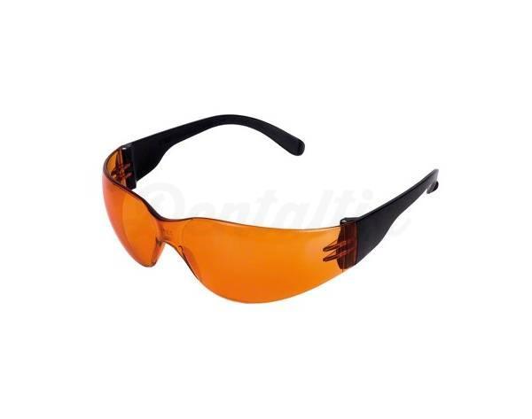 KKD Anti-fog veiligheidsbril met oranje glazen